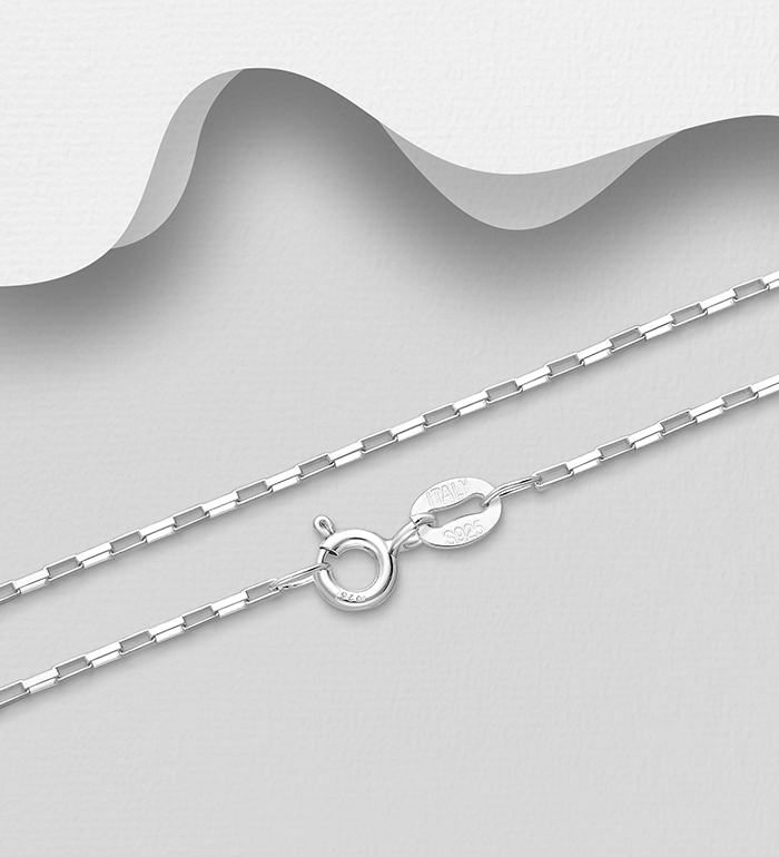 Italian Delight - Wholesale 925 Sterling Silver Chain, 1 mm Wide, Made in Italy. - SKU #706-12808